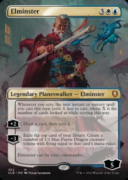 🔥 Elminster Commander Legends- Battle for Baldur's Gate Alternate Art